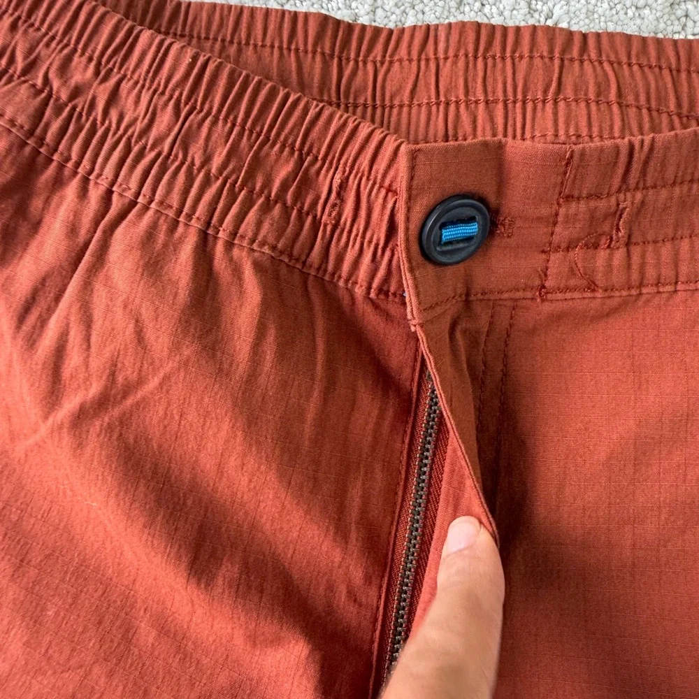 Cotopaxi Salto Ripstop Pants Men Small Rust Orange Slim Fit Hiking Stretch 12547